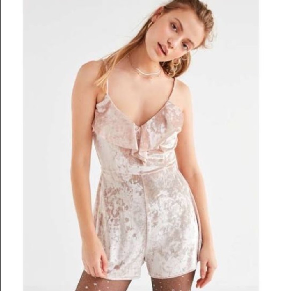UO Velvet Romper